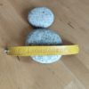 Bracelet cuir ABONDANCE jaune, motif rose, longueur 19 cm