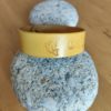 Bracelet cuir OSE jaune, motif dauphin, longueur 21 cm – Image 3