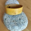 Bracelet cuir OSE jaune, motif dauphin, longueur 19 cm – Image 3