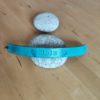 Bracelet cuir JOIE turquoise, motif dauphin, longueur 22 cm