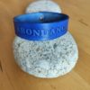 Bracelet cuir ABONDANCE bleu nuit, motif dauphin, longueur 22 cm – Image 2