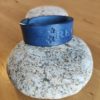 Bracelet cuir REVE bleu nuit, motif étoiles, longueur 18 cm – Image 3