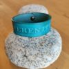 Bracelet cuir SERENITE turquoise, motif tortue, longueur 18 cm – Image 2