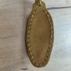 Pendentif cuir jaune & pierre incrustée Onyx – Image 4
